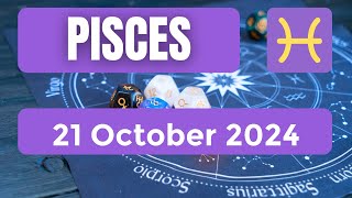 Pisces horoscope  Pisces Horoscope for Today 21 October 2024 [upl. by Winifred]