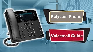 Polycom Handset I 5 Step Guide To RecordChange Your Voicemail [upl. by Estelle875]