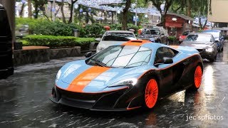 OneOff MSO McLaren 675LTTJ  Startup Rev amp Acceleration in Singapore [upl. by Ahsema]