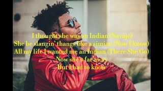 Masego  Navajo Lyrics [upl. by Yddet819]