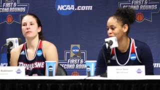 DUQWBB Player Quotes  Connecticut [upl. by Amarillis618]