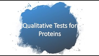 General Tests for Amino Acids Proteins  Discussion [upl. by Cirala]