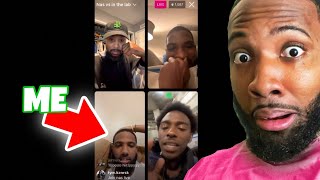 HOF INSTIAGATOR DevInTheLab Brings ME on His Instagram Live amp Things get SPICY w Frank Nitty [upl. by Cristie]