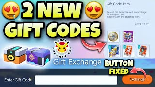 Free Zacian Gift Code in Pokemon Unite  Exchange Button Fixed 😍 2Gift Codes [upl. by Aland]