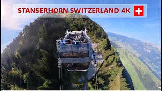 Luzern Region  Stanserhorn Switzerland 4K [upl. by Arriec969]