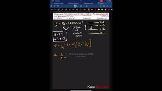 Structure of Atom  line spectra problem  NEET JEE MCQs [upl. by Anselmo]