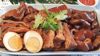 SUPER EASY Singapore Kway Chap 新加坡粿汁 Singapore Hawker Food • Teochew Chiu Chow Recipe [upl. by Anivle]