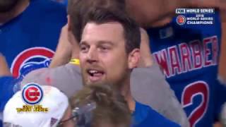 Cubs vs Indians World Series Game 7 final 3 outs  Radio boadcast TV sync 60fps Pat amp Ron [upl. by Niela]