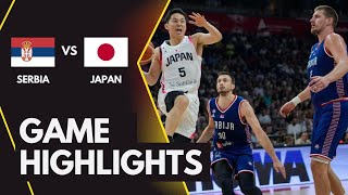 SERBIA VS JAPAN  2024 Paris Olympic Preparation Game  Full Highlights  July 212024 [upl. by Ranita817]