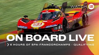 Onboard car 51 for QUALI at 6H of Spa  Ferrari Hypercar [upl. by Ciri224]