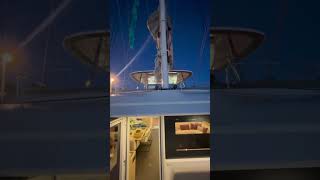 The huge Lagoon 60 catamaran was displayed at the recent Cannes Yachting Festival [upl. by Crescint]