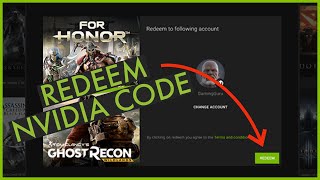 How to Redeem Nvidia Game Code Online 2023 [upl. by Verda383]