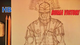 How to draw Roman Centurion howtodraw romanarmy centurion [upl. by Woermer]