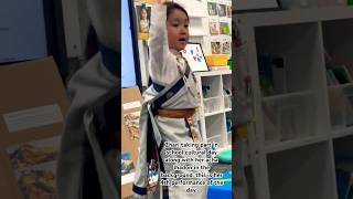 Jampa Choesang  4 yr old Zhari performing Tibetan song at school tibetan chupa tibetandance [upl. by Younger]