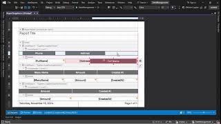 انشاء تقارير Report بااستخدام DevExpress C Windows Form عبدالغنيياسر [upl. by Woodman]