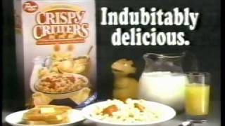 80s Crispy Critters Cereal Commercial [upl. by Wehtta428]