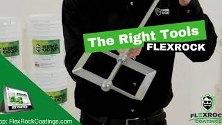 FlexRock Coatings are easy to install but you need the right tools and safety gear [upl. by Phira257]