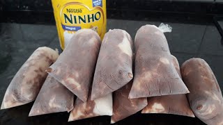 Geladinho gourmet de leite ninho com nutella e ganhe 20000 por dia geladinhogourmet [upl. by Nyliahs]