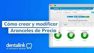 Cómo crear y modificar Aranceles de Precio en Dentalink [upl. by Horten]