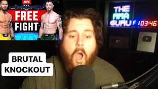 MMA Guru Reacts to Vitor Petrino KNOCKING OUT Modestas Bukauskas [upl. by Hamrnand784]