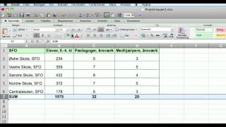 Journalistik 02 Excel Regneark Formler Beregning [upl. by Nida]