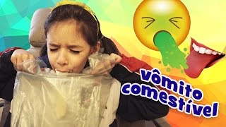 Vômito Comestivel  Como Fazer  DIY com Sarinha [upl. by Chafee308]