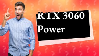 Is a 600W power supply enough for RTX 3060 [upl. by Strohl875]