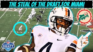 Film Breakdown Malik Washington is the BEST Value Pick for the Miami Dolphins [upl. by Margreta]