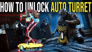 RAINBOW SIX EXTRACTION HOW TO UNLOCK AUTO TURRET [upl. by Enyleve]