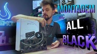 COMO MONTAR O WATER COOLER RISE MODE ALL BLACK 240MM [upl. by Ekez]