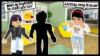 MY STALKER HAS A BOYFRIEND amp HE HATES ME TOO  Roblox [upl. by Ardme46]