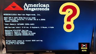 How to fix American megatrends error at boot [upl. by Nil]