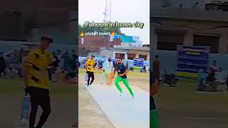 Faheem ashraf bowling in home city cricket tapball cricketlover [upl. by Akers434]