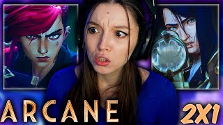 ARCANE Season 2 Episode 1  FIRST TIME WATCHING  Reaction [upl. by Stepha73]