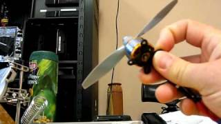 2200KV Brushless motor test [upl. by Stefan389]