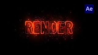 Particles amp Text Animation in Adobe After Effects [upl. by Assehc169]