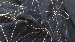 Sashiko stitching live 1025 [upl. by Aeret894]