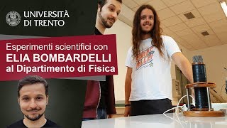 Esperimento Scientifico con Humansafari  Anello di Thomson e Induzione Elettromagnetica [upl. by Afirahs]