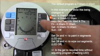 Sangamo RPTS E850 Range  Programming example [upl. by Ahseiyk185]