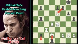 Mikhail Tals Fastest Marching Passed Pawn [upl. by Torosian197]