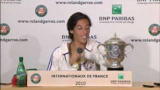 Roland Garros 2010  Day 14  Francesca Schiavone [upl. by Whitelaw]