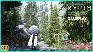 SKYRIM SE ULTRA MODDED Gameplay 4K I RTX 2080ti l WIP Modlist [upl. by Chrystal]