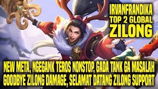 Hal Yang Gw Pelajari Dari Top 2 Global ZILONG IRVANFRANDIKA • Mobile Legends Indonesia [upl. by Notserp]