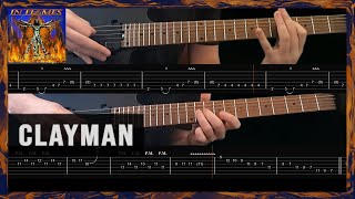 In Flames  Clayman Guitar Cover  Tabs Lesson  Instrumental [upl. by Eelahs]