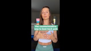 The counterintuitive way to beat back pain [upl. by Zurkow]