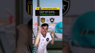 Classificados semifinal Libertadores 2024 shorts botafogo atleticomineiro [upl. by Alyn]