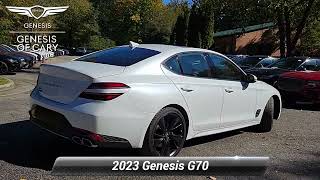 Certified 2023 Genesis G70 20T Cary NC G701224L [upl. by Iznik]