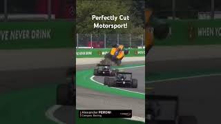 Perfectly Cut Motorsport formula1 f1 crash carcrash nascar [upl. by Fadas663]