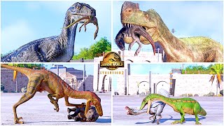 Scavengers Lystrosaurus Oviraptor Hunting Animations of All Dinosaurs 🦖 Jurassic World Evolution 2 [upl. by Weisler]