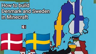 How to build FT 1918 in Minecraft Part 16 Denmark and Sweden [upl. by Sibie523]